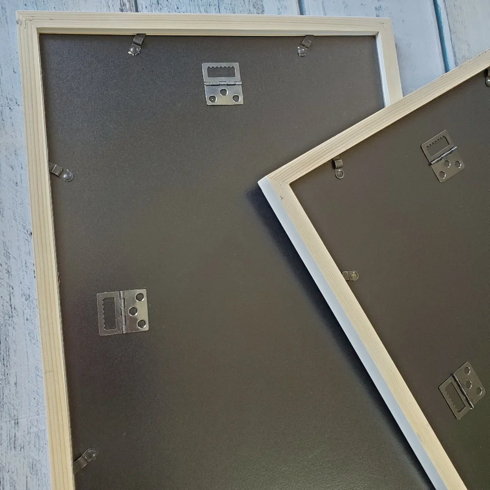 2 Kagyuan Photo Picture Frame Solid White Wood 12×18